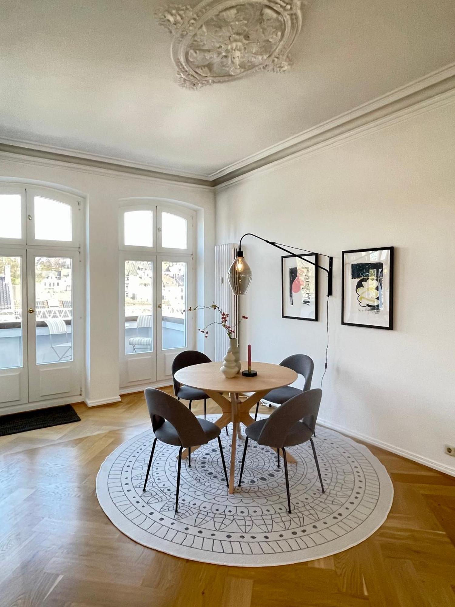Helle Altbauwohnung Mit Balkon Im Briller Viertel Wuppertal Esterno foto